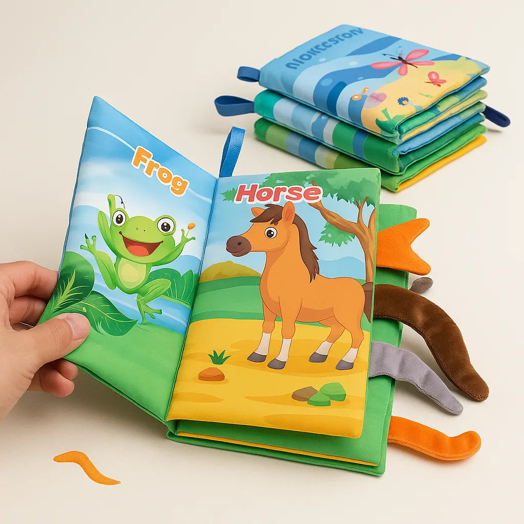 Baby Tail Cloth Book