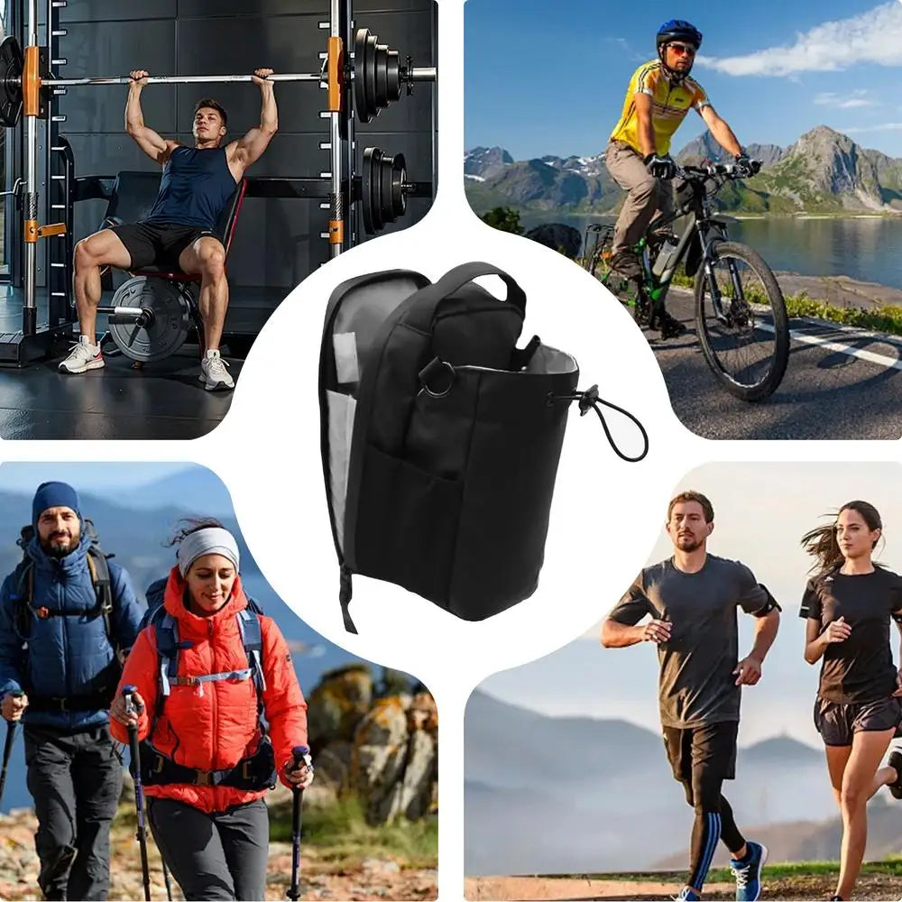 Never leave your bag on the dirty gym floor again: The Magnetic Bag keeps your belongings always by your side!