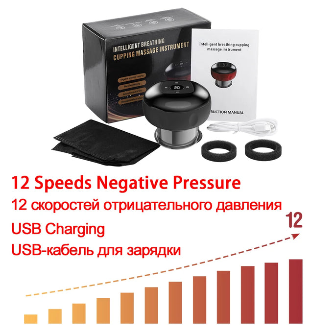 Intelligent Breathing Cupping Massage Device