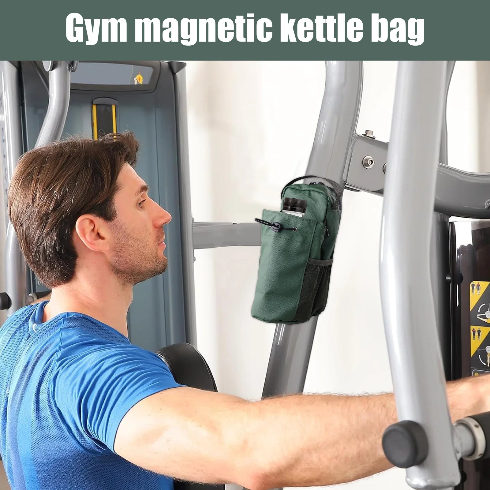 Never leave your bag on the dirty gym floor again: The Magnetic Bag keeps your belongings always by your side!