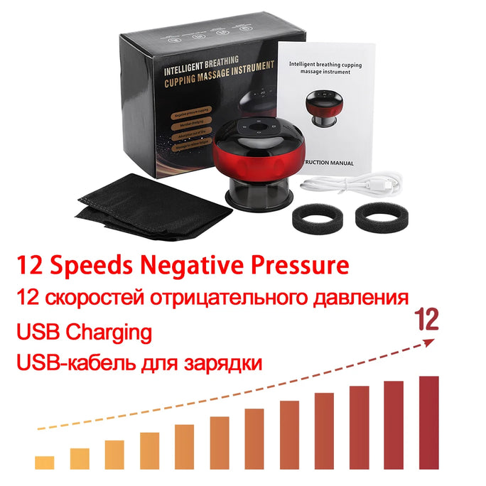 Intelligent Breathing Cupping Massage Device
