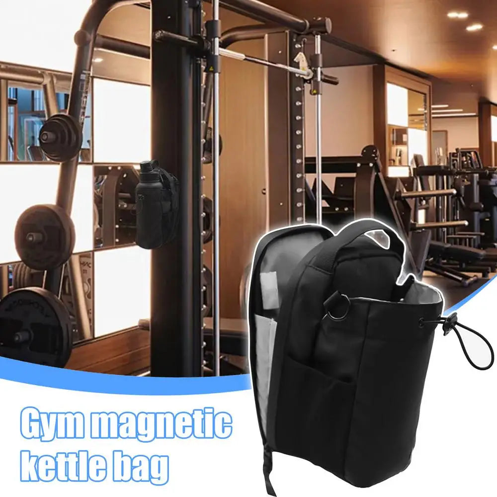 Never leave your bag on the dirty gym floor again: The Magnetic Bag keeps your belongings always by your side!