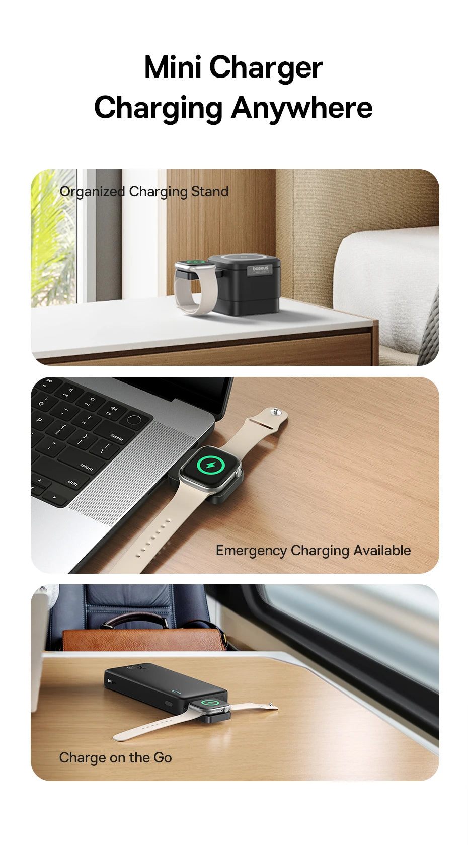Magnetic Wireless Charger for Smartwatch
