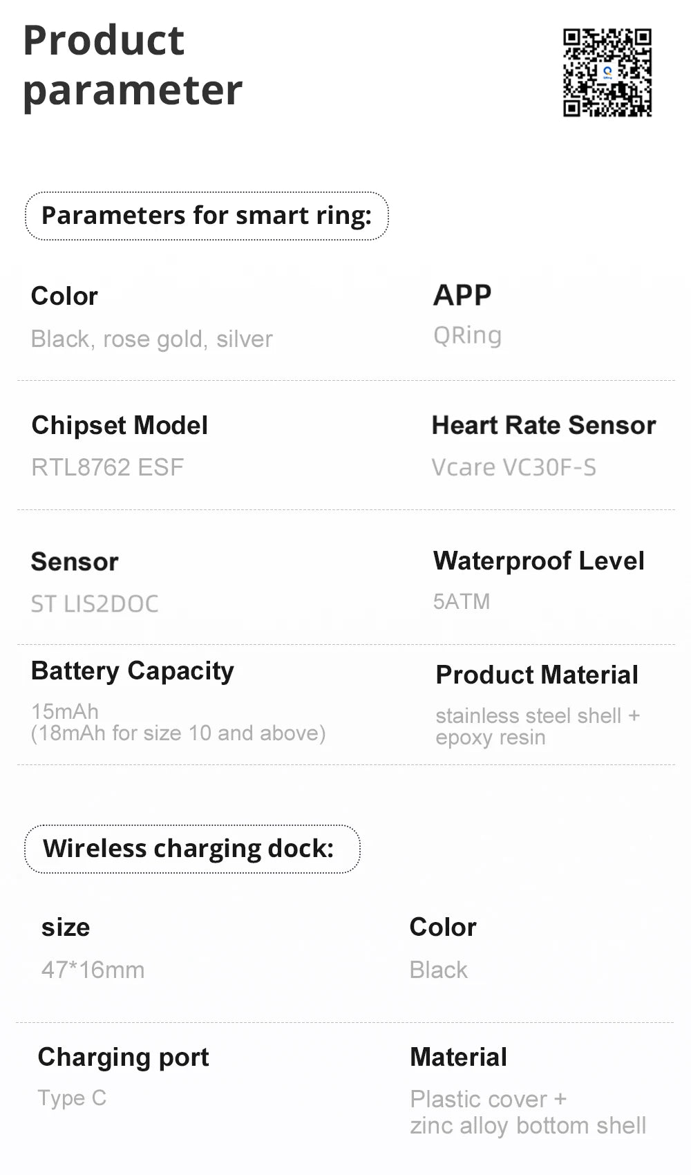 COLMI R12 - Smart Ring